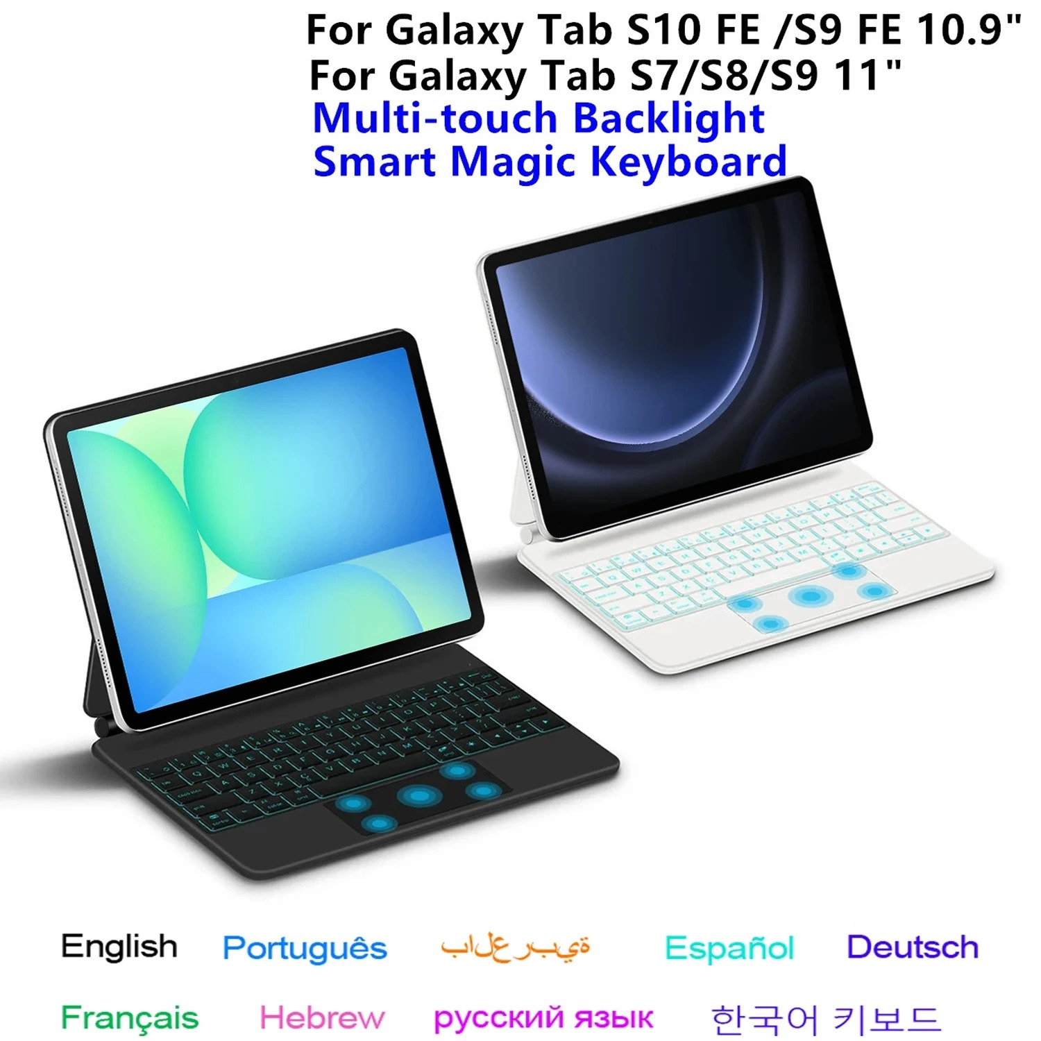 Samsung Tablet S10 Accessories - Magic Keyboard for Samsung Galaxy Tab