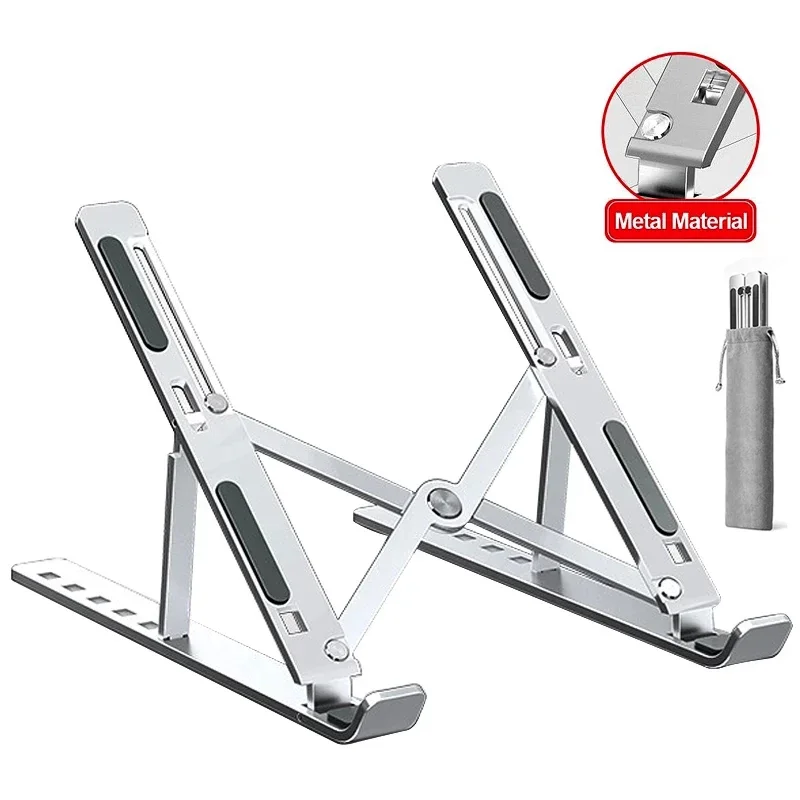 Tablet Lap Desk - Aluminum Alloy Laptop Holder Non-slip Holder