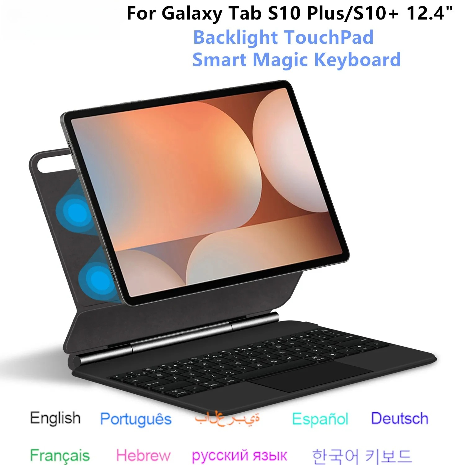 Samsung Tablet S10 Accessories - Magic Keyboard Folio for Samsung Galaxy