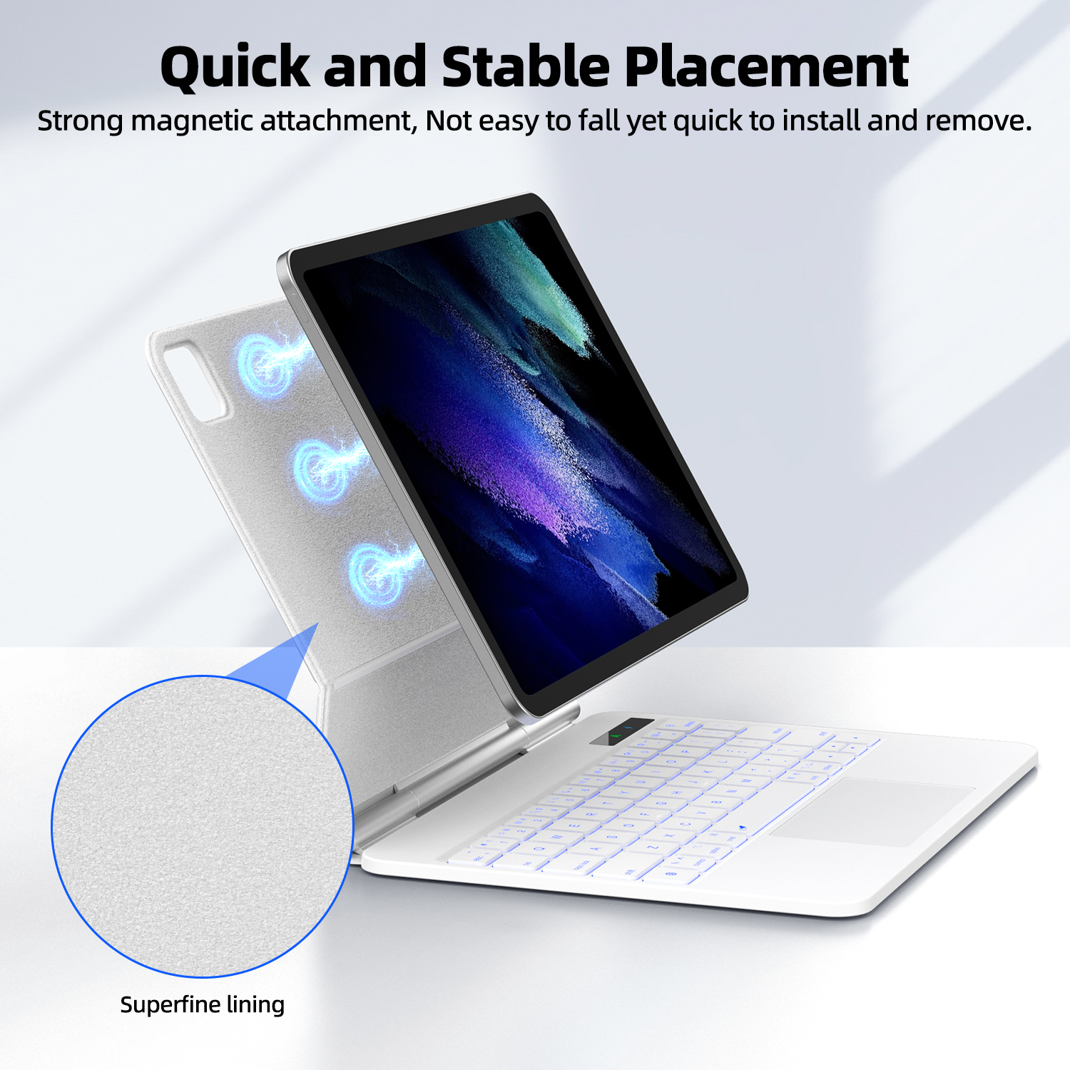 Smart Pogo Pin Keyboard case f - đánh giá và giá Tablet Accessories Kit