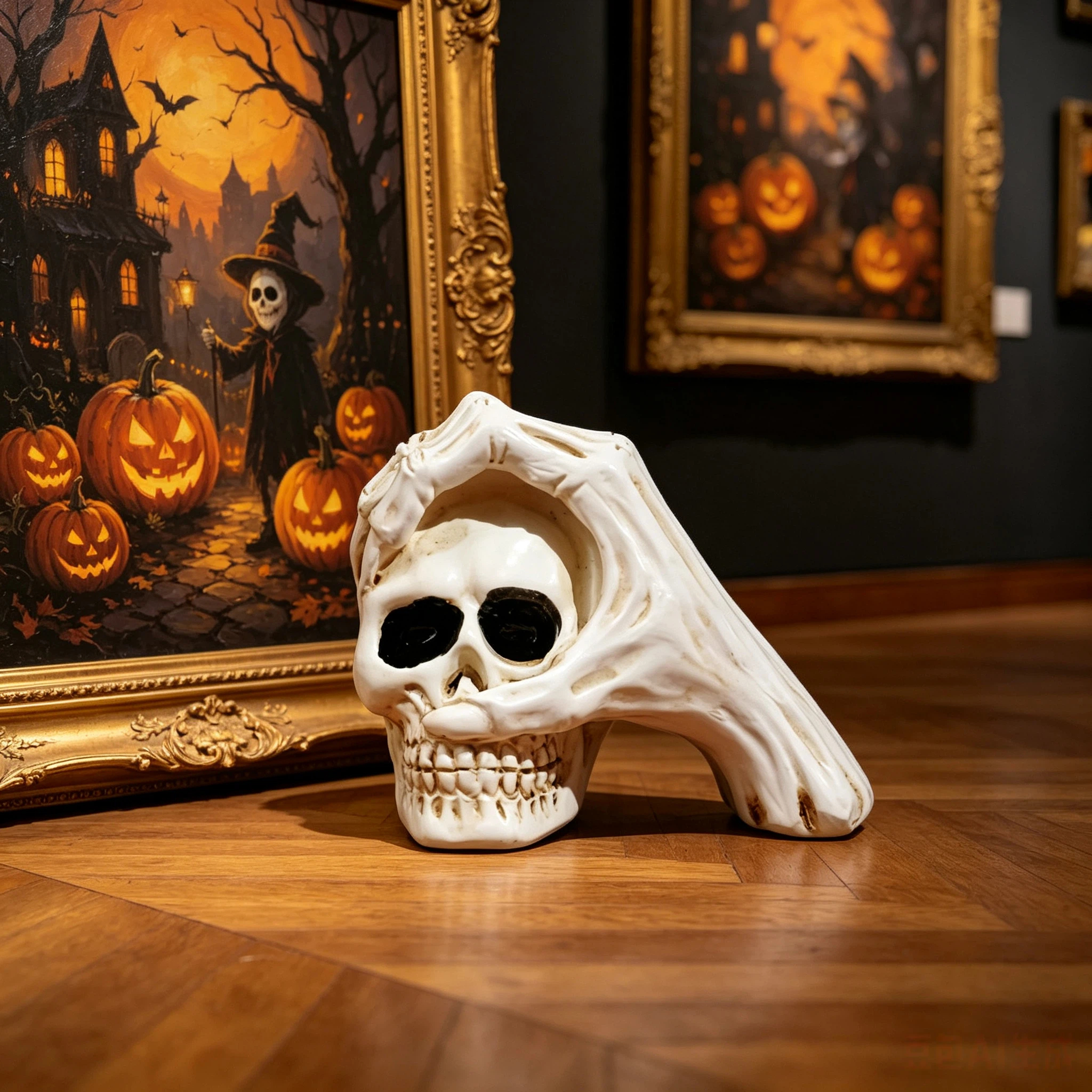Halloween-Themed Resin Skeleto - đánh giá và giá Tablet Accessories Kit
