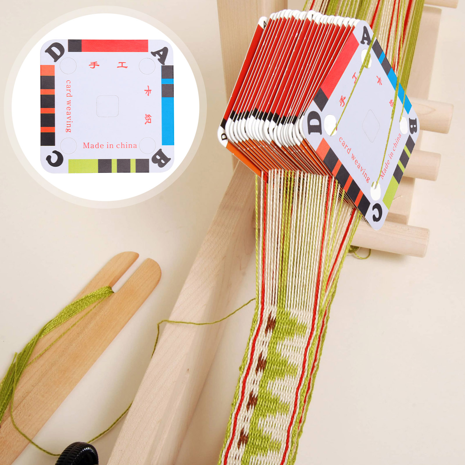 100pcs Weaving Cards Braided P - đánh giá và giá Tablet Weaving Accessories