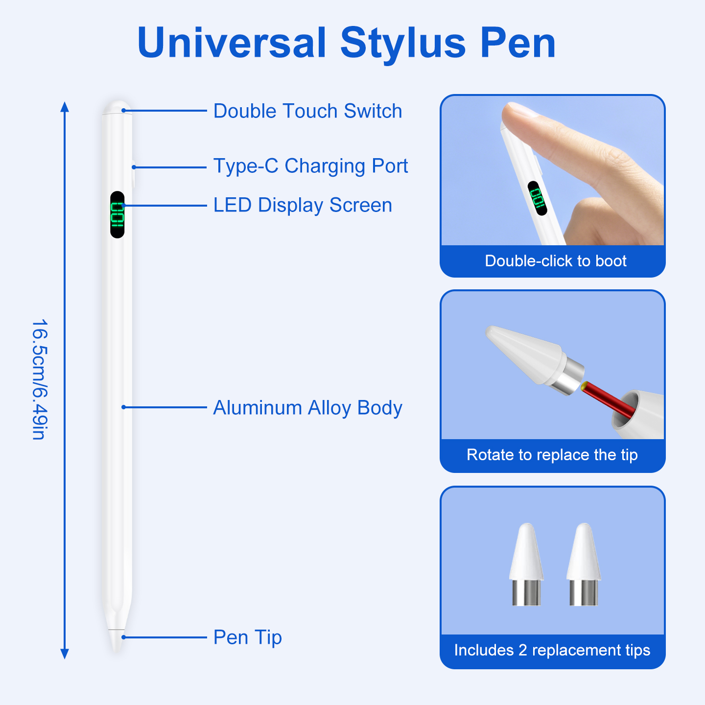 Stylus Pen for Lenovo P12 P11  - đánh giá và giá Lenovo Tablet P12 Accessories