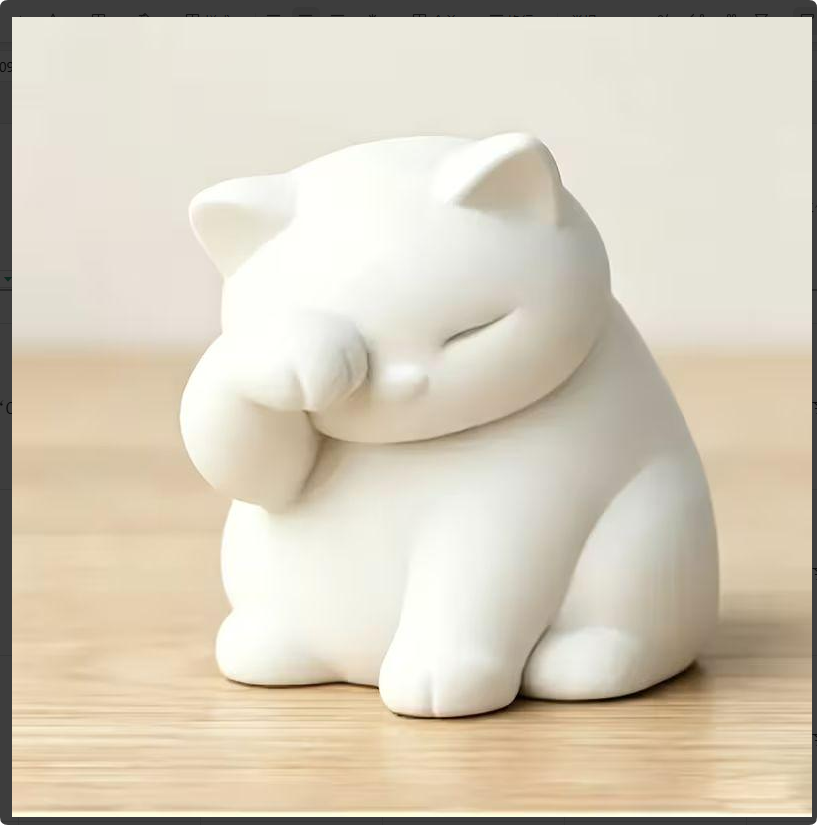 3D Printed Cute Shy Chubby Whi - đánh giá và giá Tablet Accessories Kit
