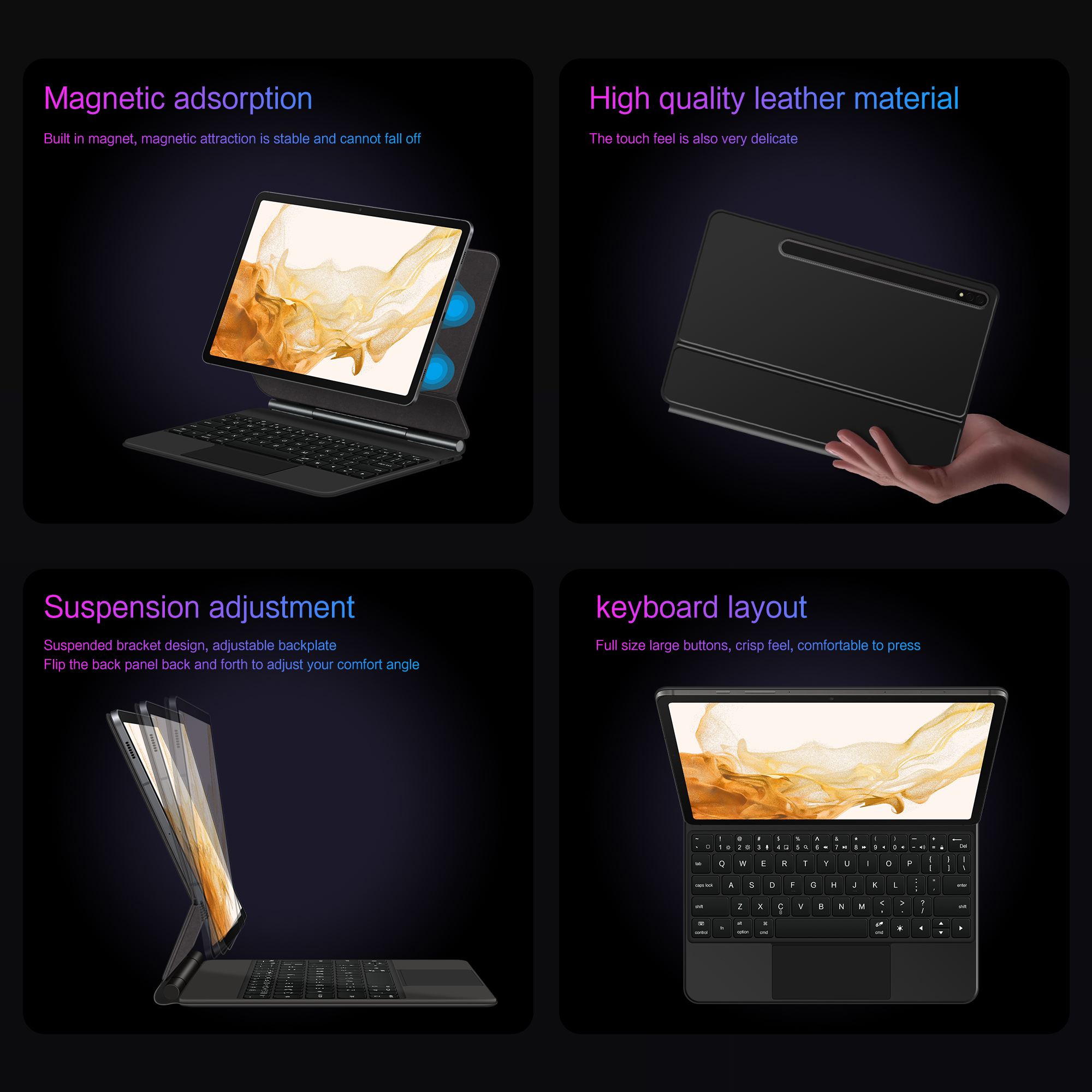LFOIQN Magic Keyboard for Sams - đánh giá và giá Tablet Accessories For Samsung