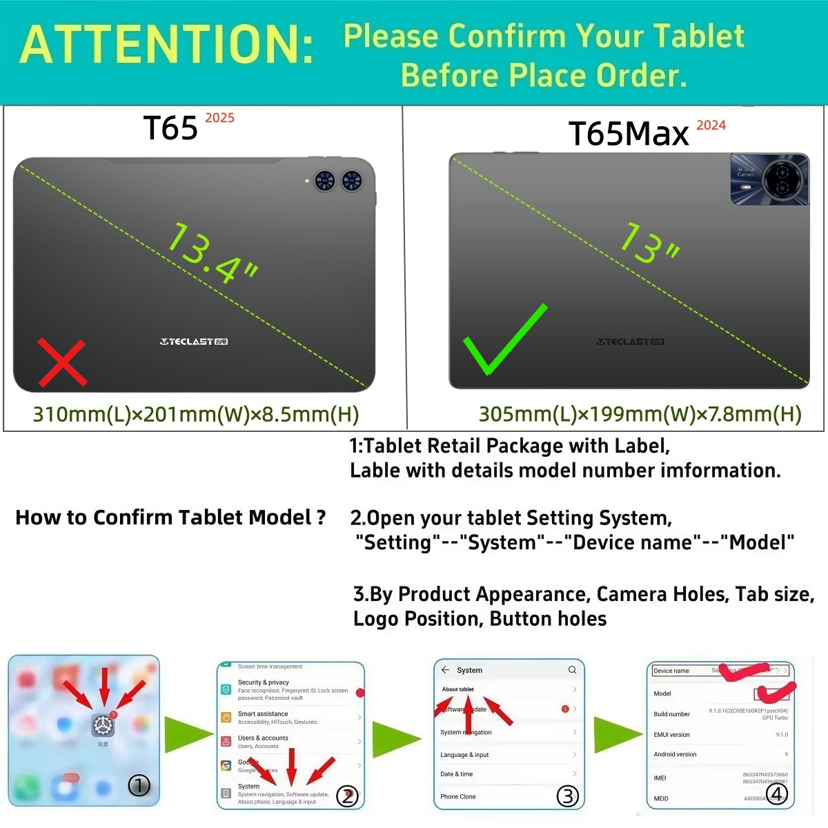 Smart Case for Teclast T65Max  - đánh giá và giá Teclast Tablet Accessories