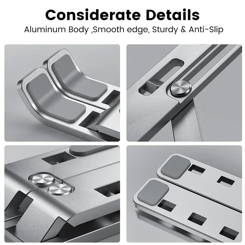 Aluminum Alloy Laptop Holder N - đánh giá và giá Tablet Lap Desk