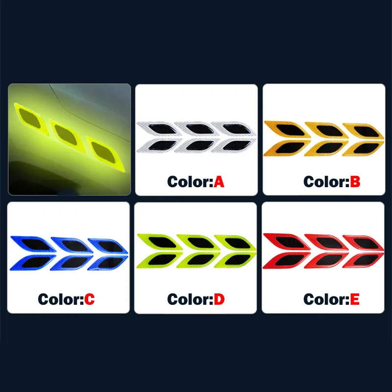 6pcs/Set Car Reflective Sticke - đánh giá và giá Tablet Accessories Kit