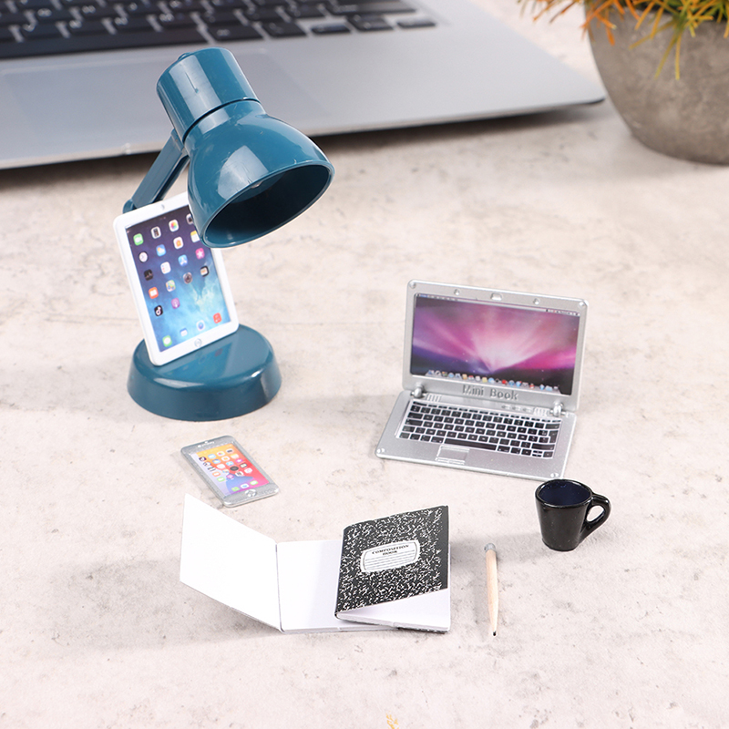 1:12 Dollhouse Miniature Lapto - đánh giá và giá Kids Tablet With Accessories