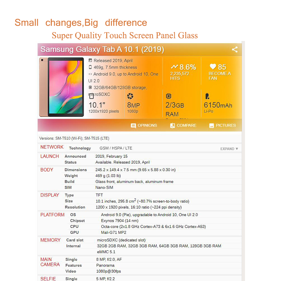 For Samsung Galaxy Tab A 10.1  - đánh giá và giá Tablet Accessories For Samsung