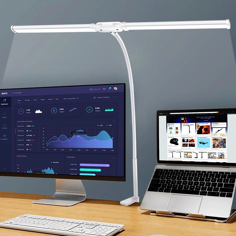 Double Head LED Desk Lamp Step - đánh giá và giá Tablet Lap Desk