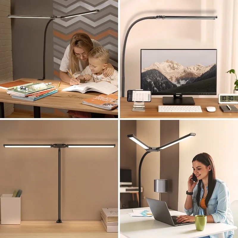 Double Head LED Desk Lamp Step - đánh giá và giá Tablet Lap Desk